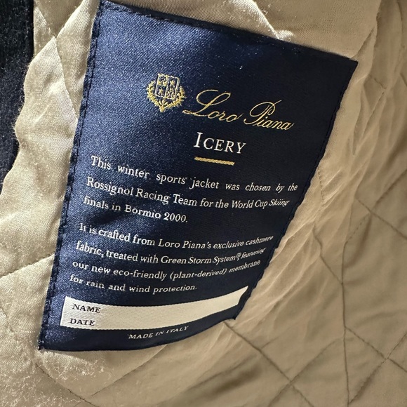 Loro Piana Cashmere Navy Icery Coat - Kids Size 12 - Picture 10 of 10